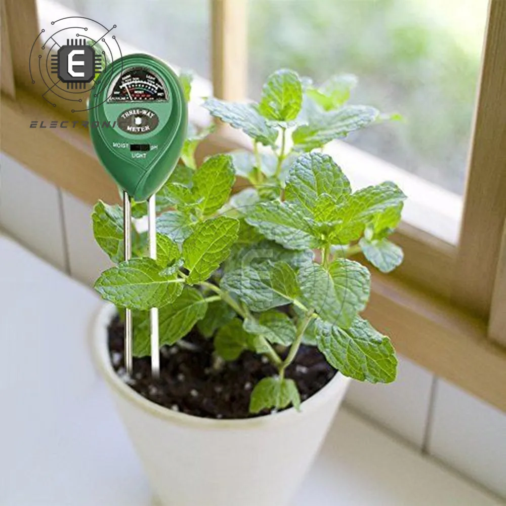 3 в 1 почвы измеритель влажности PH солнца светильник завод Освещенность