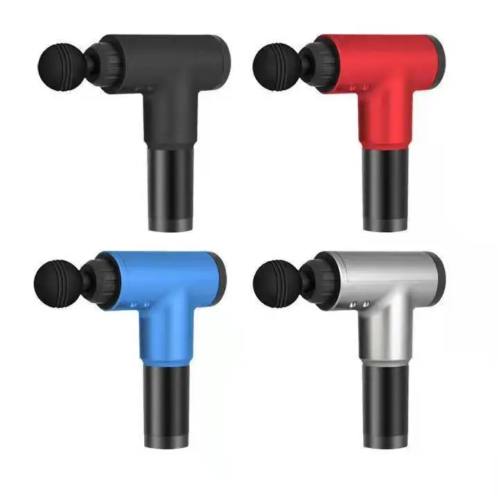 

Massage Gun Percussion Massager Muscle Relaxing Therapy Deep Tissue 4 Heads Tools