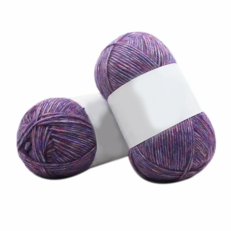 100 г/шар шелковая хлопчатобумажная пряжа для вязания крючком рукоделие Толстая