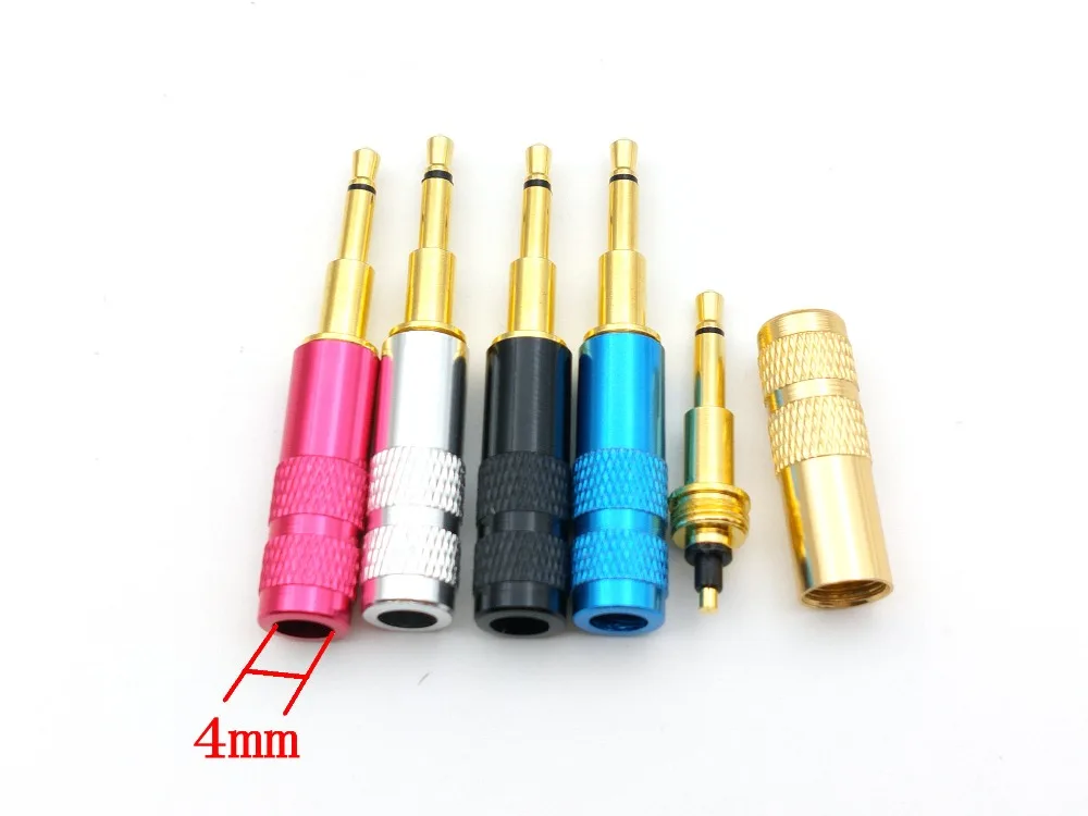 100 шт. 5 цветов Мини 2 мм моно разъем аудио паяльный адаптер Коннектор|connector