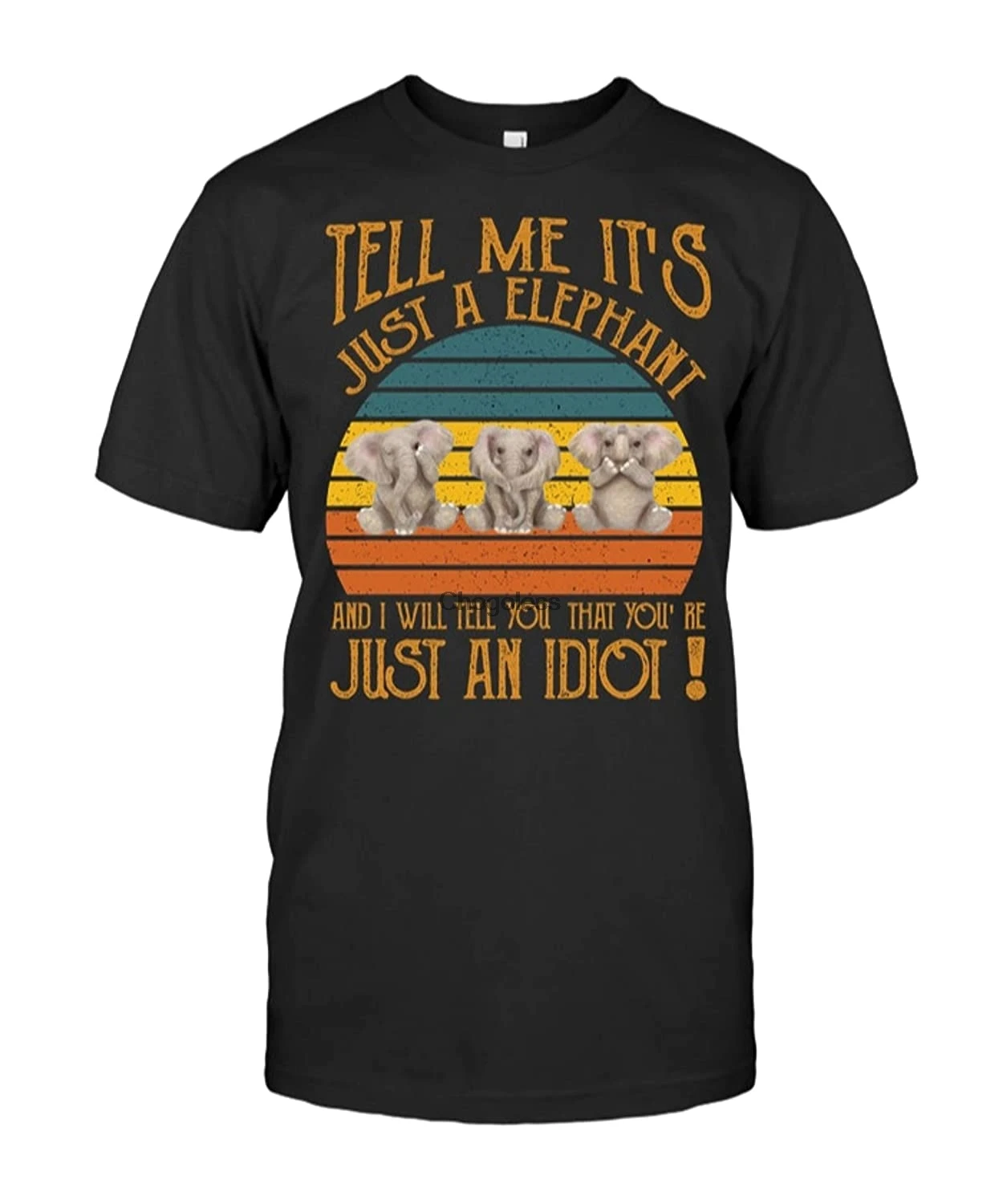 

Dear Shirt Tell me The Simple Elephant Funny Meme T-shirt Gift
