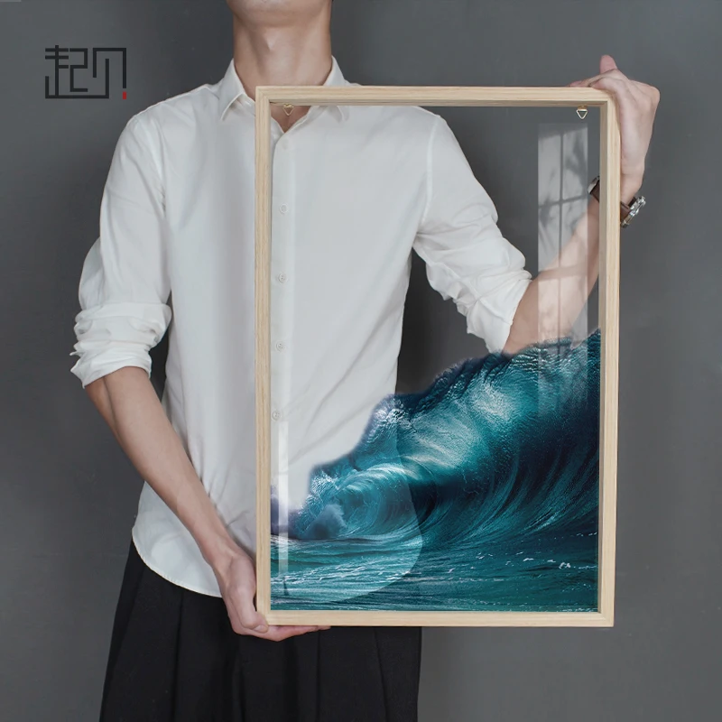 Декоративная картина в скандинавском стиле для ресторана на море айберга