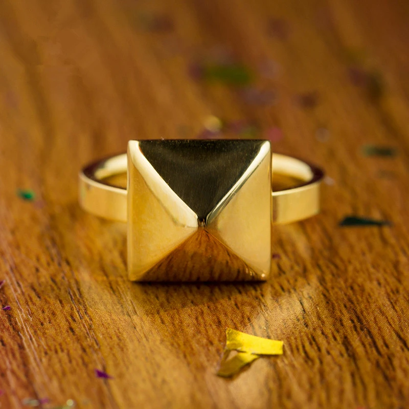 Новые ювелирные изделия Дубай золотые обручальные кольца из нержавеющей стали