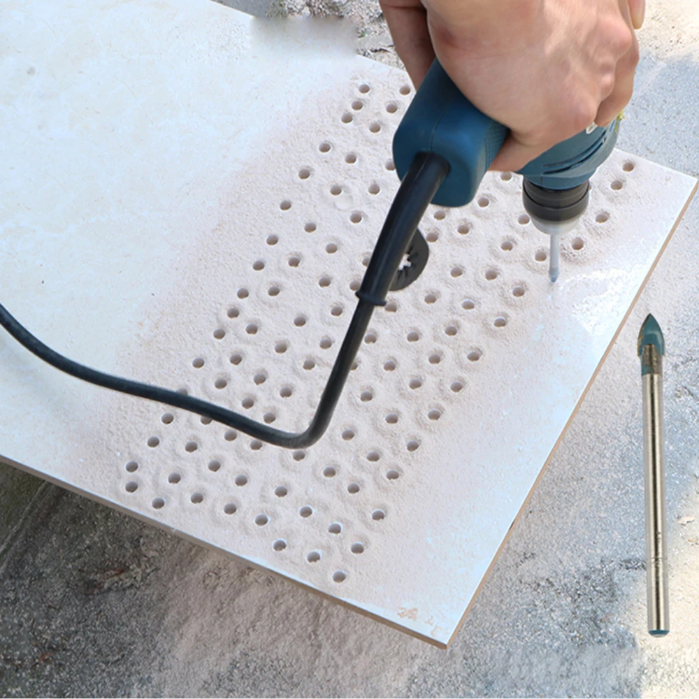 Набор сверл из карбида вольфрама комплект 5 наконечников 4/5/6/8/10 мм для