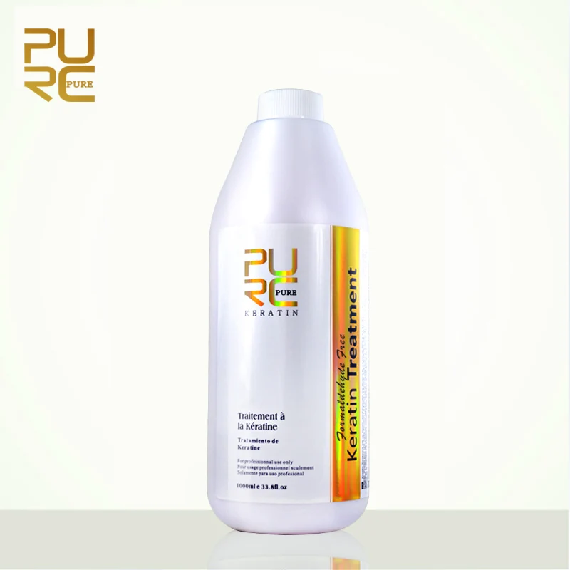 

Hot Keratin Free Formaldehyde Hair Treatment Natural Keratin Protein in Hair Repair Straight Frizzy Hair Salon Product 0% 1000ml
