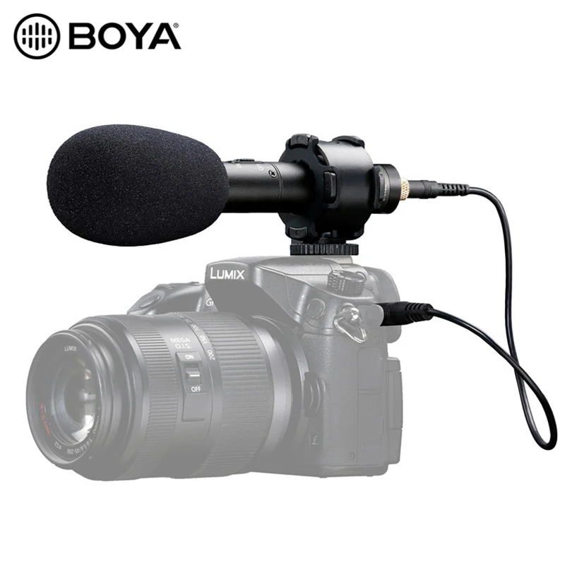 BOYA BY-PVM50 Профессиональный 3 5 мм стерео X/Y конденсаторный микрофон для цифровой