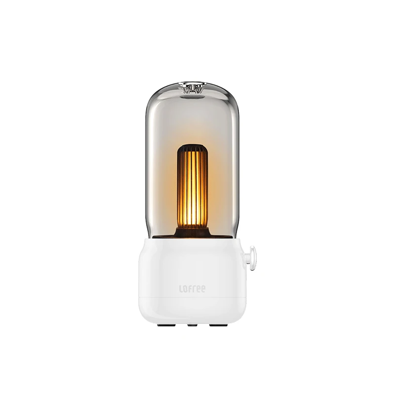 White XIAOMI MIJIA LOFREE Ночная переносная лампа свеча окружающий свет Изысканная Зарядка Светодиодный настольный светильник Внутреннее и наружное освещение - Испускаемый цвет: White