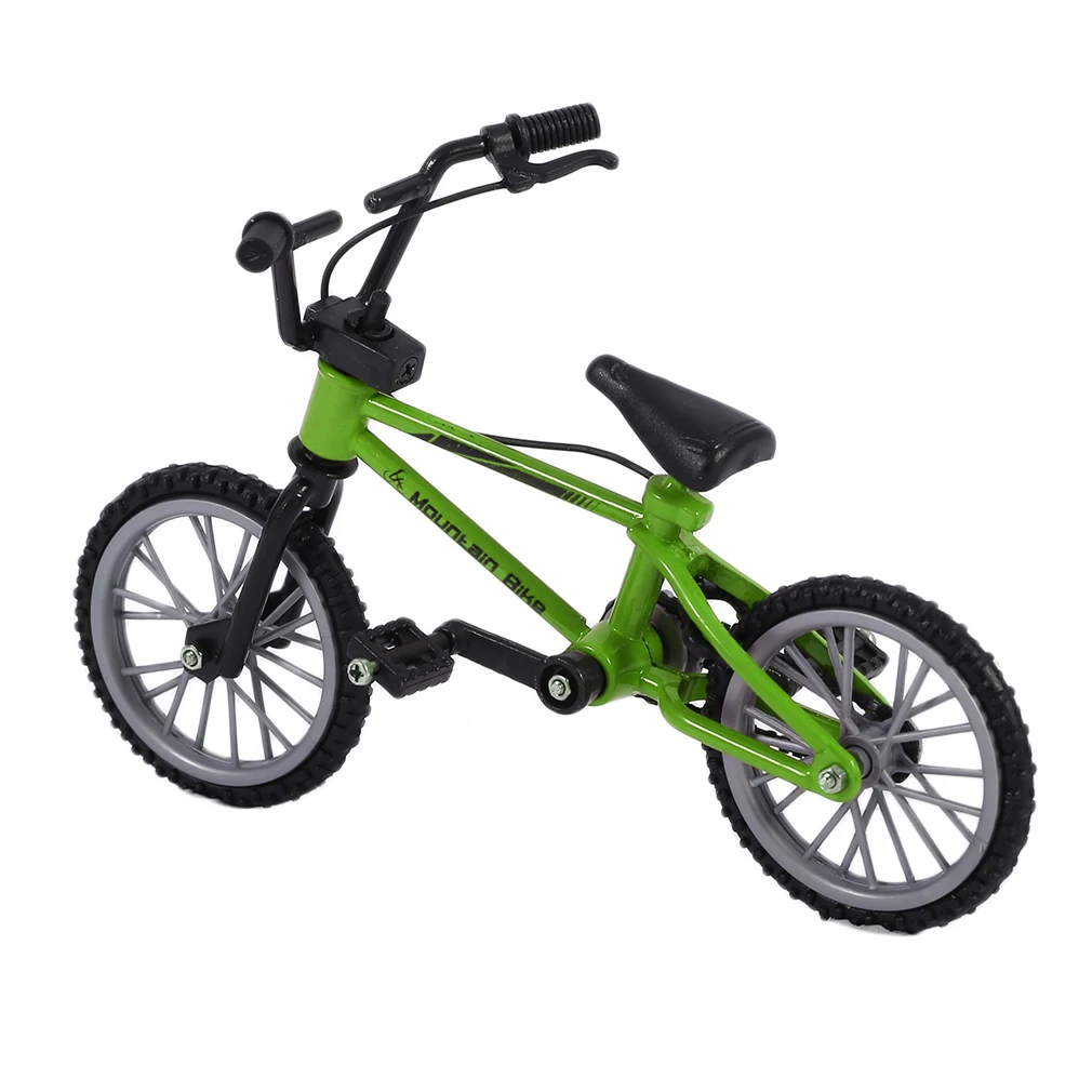 Горячее предложение! Распродажа! OCDAY мини размер Моделирование сплав палец bmx велосипеды дети зеленый гриф велосипед вентиляторы игрушки с тормозным канатом детский подарок