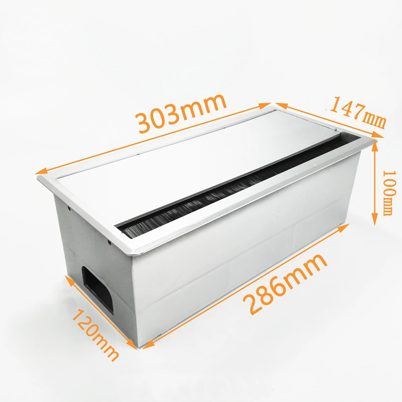 Крышка из АБС-пластика с отверстиями для рабочего стола 86 мм панельная розетка