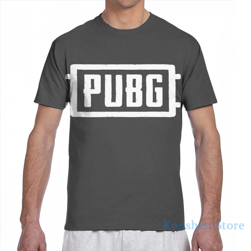 Белая мужская футболка PlayerUnknown's Battlegrounds PUBG забавная женская с принтом по всей