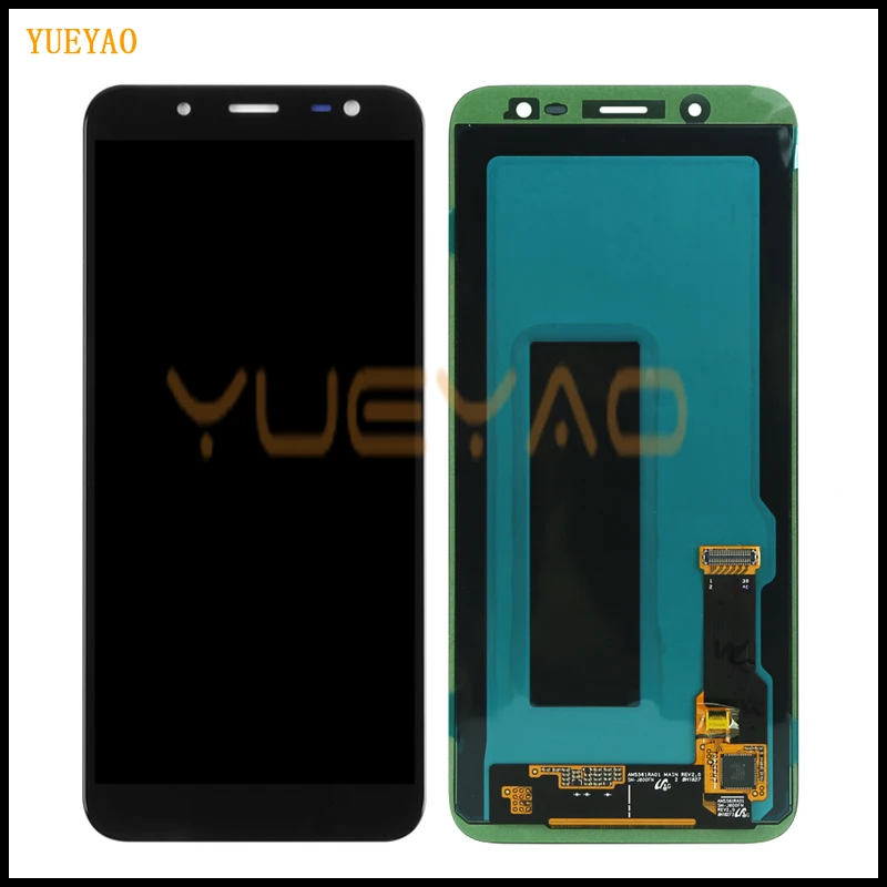 ЖК дисплей Super AMOLED 5 6 дюйма 100% оригинал для Samsung Galaxy J6 2018 J600F J600 с тачскрином в сборе
