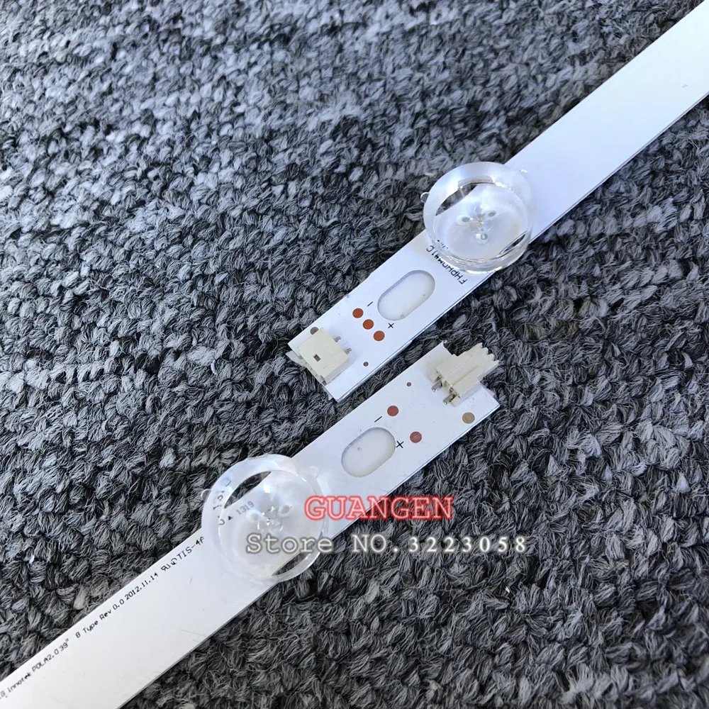 10 шт./набор = 80 шт. светодиодный Подсветка полосы для LG 3" ТВ 39LN5100 INNOTEK POLA2.0 39 39LN5300 39LA620S пола 2,0 39LN5400 HC390DUN-VCFP1