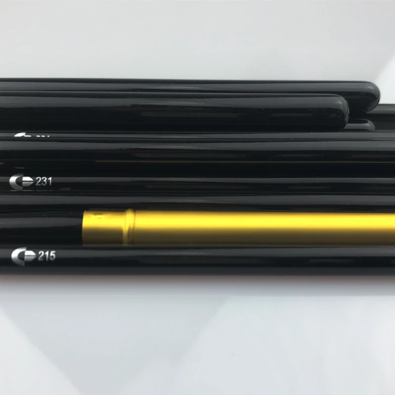 Набор черных/золотых профессиональных кистей для макияжа глаз GK 13 шт. кисти теней