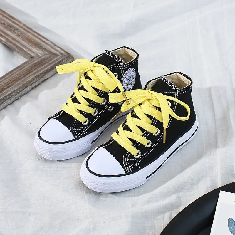 

Kids Shoes for Baby Girls Colorful Ankle High Canvas Parent Children Shoes Leisure for Baby Boys Toddler Sneakers Trainer Canvas