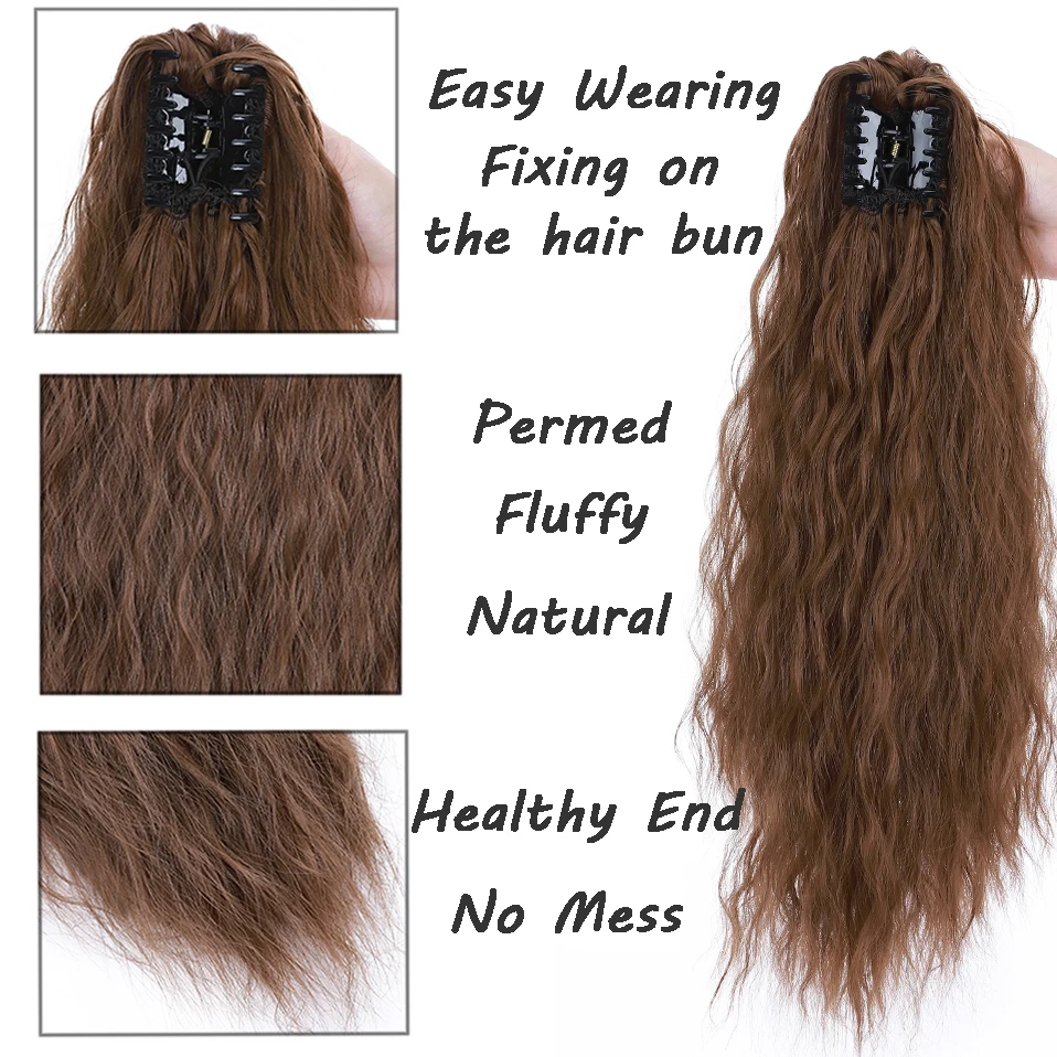 Женский удлиненный коготь Benehair синтетический конский хвост 18/24 дюйма | Шиньоны и