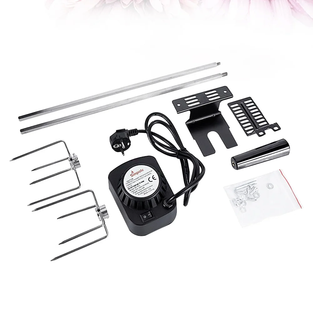 

Outdoor Automatic Overturn Grill Portable Barbecue Grill Stainless Steel Barbecue Machine with US Plug