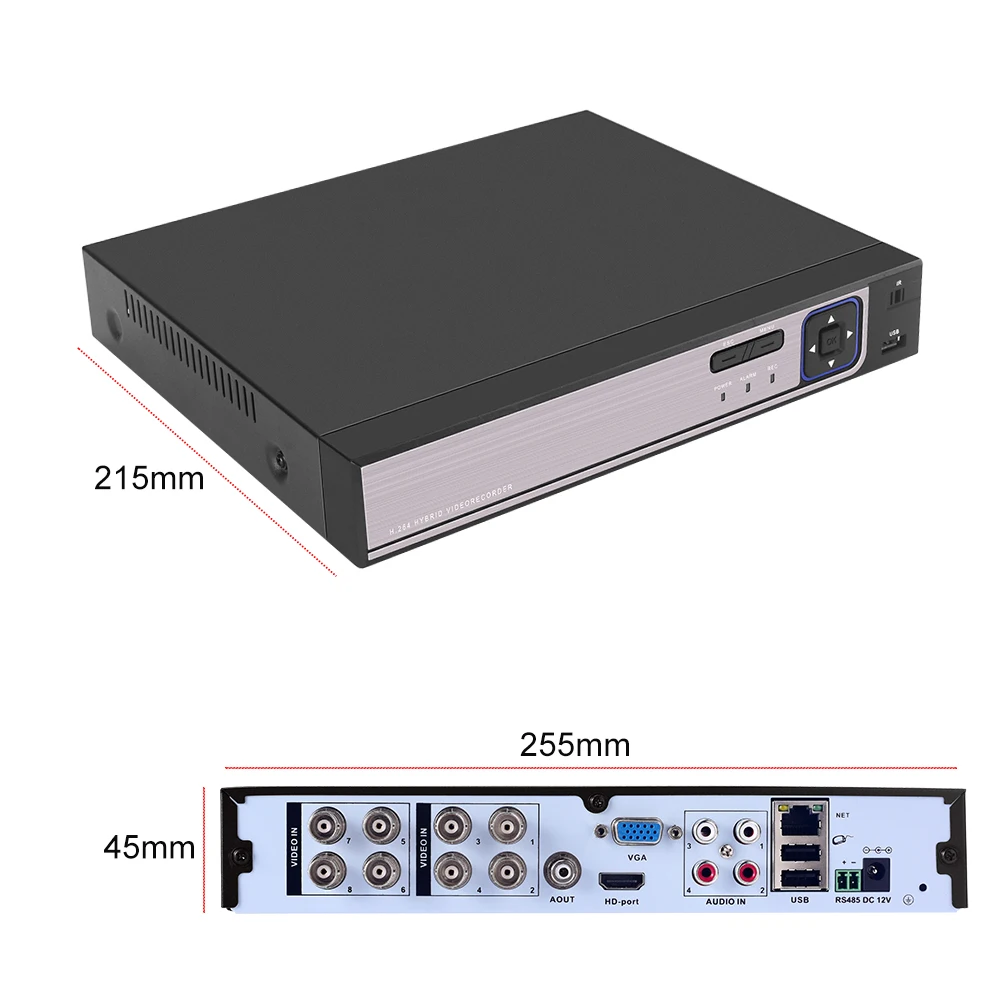 16CH 8CH H.264 AHD DVR NVR аналоговый 5MP 4MP 1080P рекордер HDMI USB P2P XMEYE | Безопасность и защита