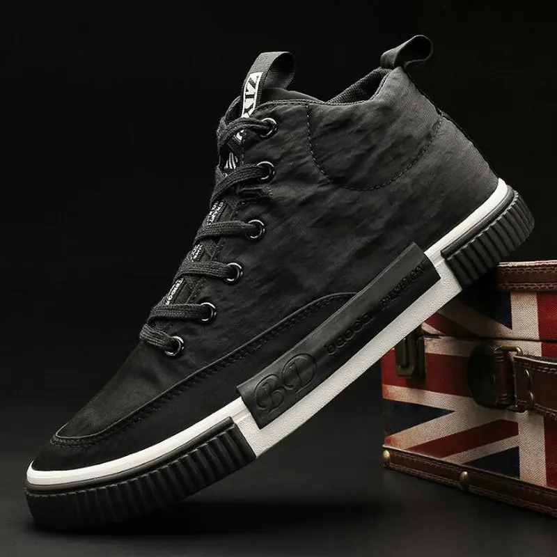 Мужские холщовые туфли на плоской подошве легкие прогулочные кроссовки дышащая