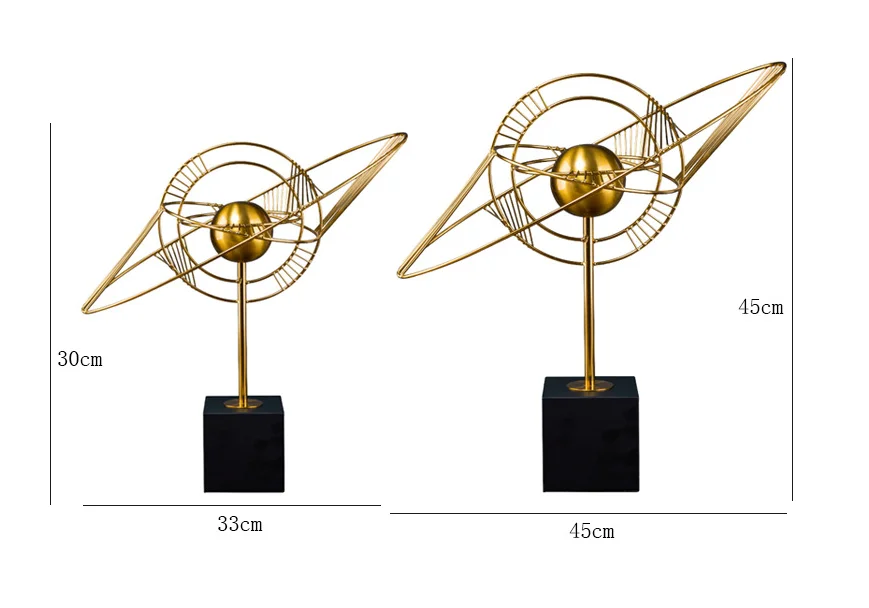 

European type metal light luxury globe creative gift living room office desktop feng shui home decoration accessories modern