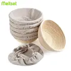 Корзина для ферментация хлеба, плетеная корзина для французского теста Banneton Brotform, ротанговая корзина хлеб