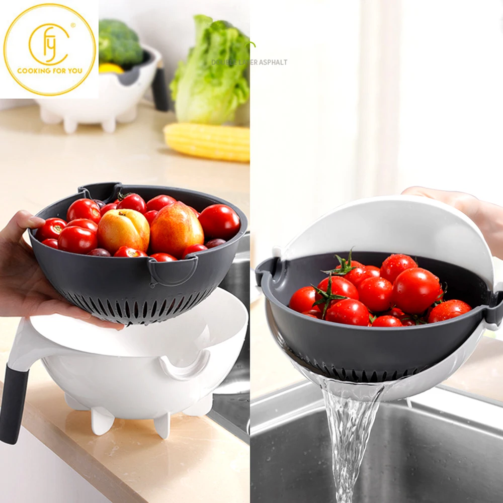 

Multi-function Vegetable Cutter Grater Asphalt Basket Washing Vegetable Basket Potato Slicer Potato Chip Grinding Machine