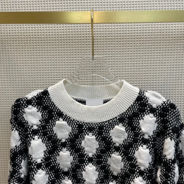 Кашемировый свитер для женщин новинка 2021 Ранняя осень четырехлистный клевер