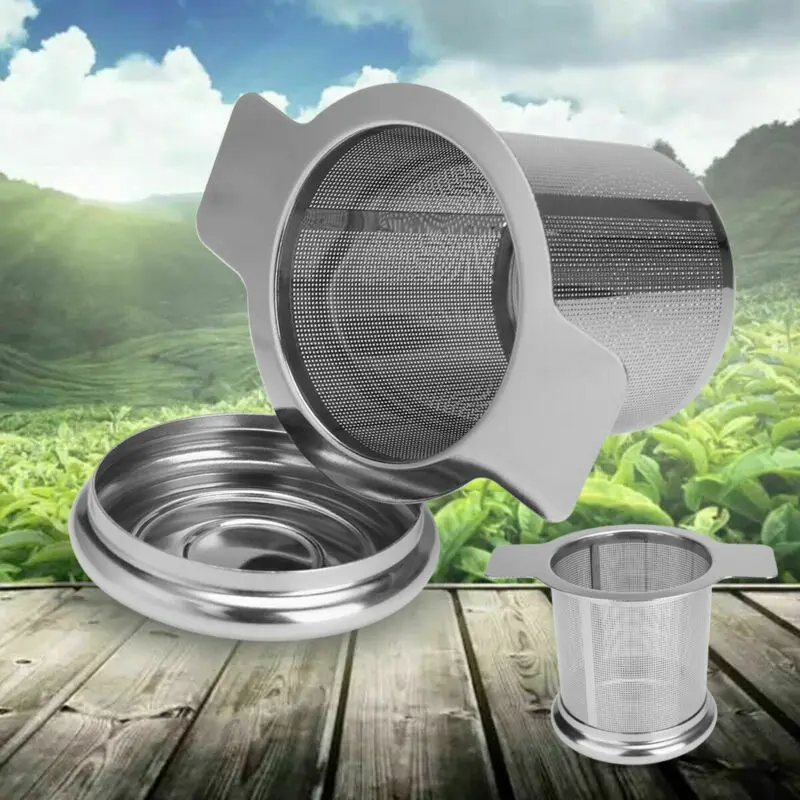 

Reusable Stainless Steel Mesh Tea Infuser Tea Strainer Teapot Tea Leaf Spice Filter Drinkware Kitchen Accessories