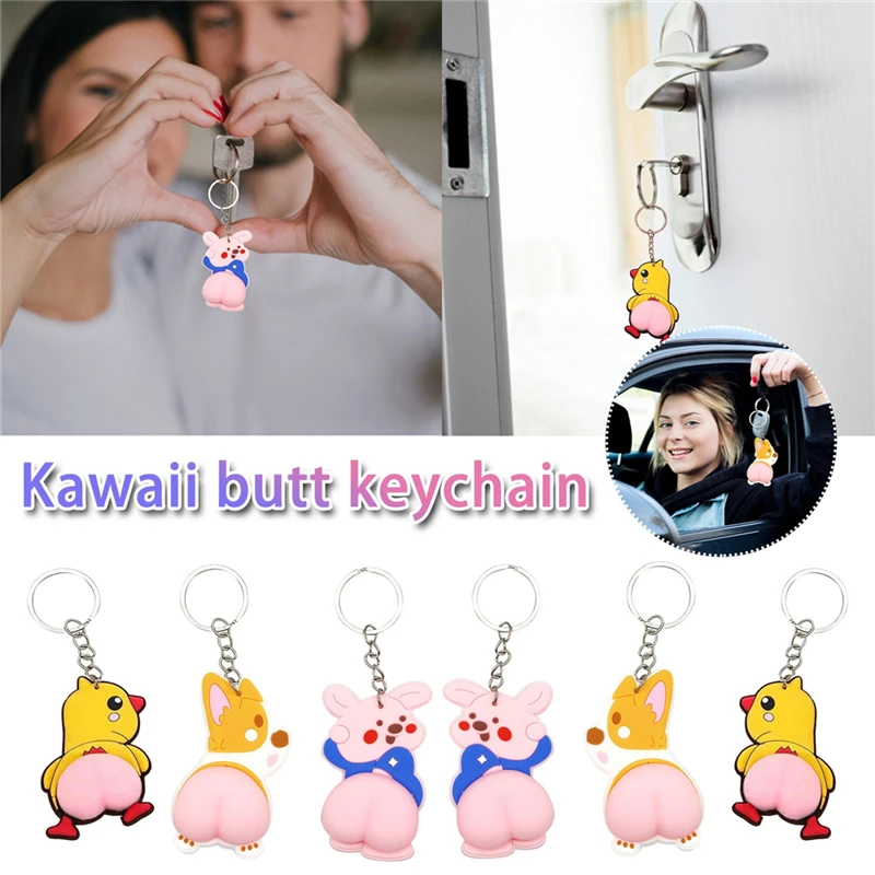 Брелок для ключей с фруктами в форме авокадо | Брелки