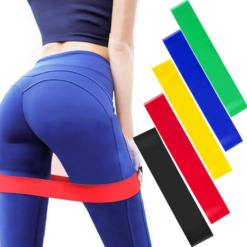 

Indoor Sports Exercise Bands 5 Colors Resistance Loop Women Men Legs Butt Arms Shoulders Home Fitness,Strength Training