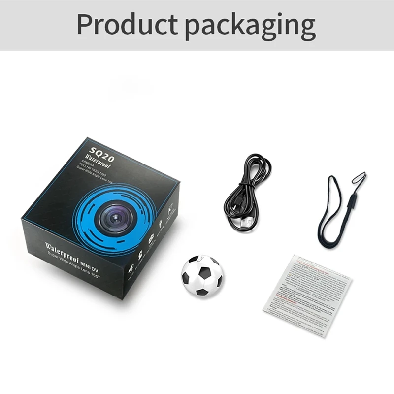 Мини Камера Футбол дизайн HD 1080P Ночное видение видеокамера движения