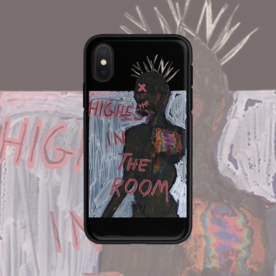 

OEING Hip Hop Style Phone Case For iPhone12 11 Pro Max mini 7 8 6 6S XR X XS MAX SE Shockproof Travis Scott Pattern Case Cover