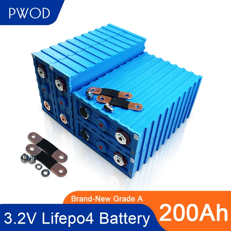 PWOD 32 шт. CALB 3 2 V 200ah LiFePO4 аккумуляторная батарея 48V200AH 24V400Ah литий железо фосфат