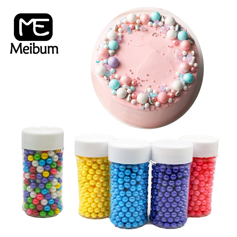 Meibum разноцветный капкейк десерт топпинги бусина съедобные жемчуг сахар Свадьба