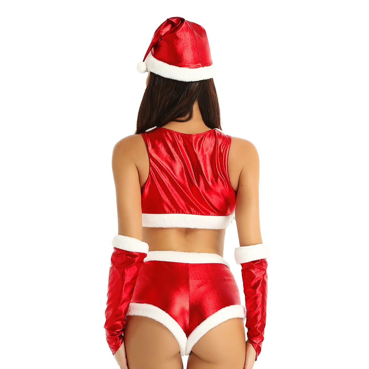 Рождественский костюм для ролевых игр взрослых женщин нарядный наряд женский