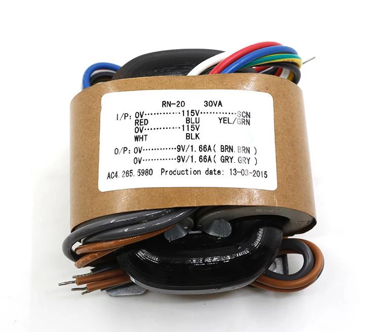 Lusya 115 V-230 V R Тип трансформатора Чистая медь 30W трансформатор 9-24V Выход для усилителя T1053