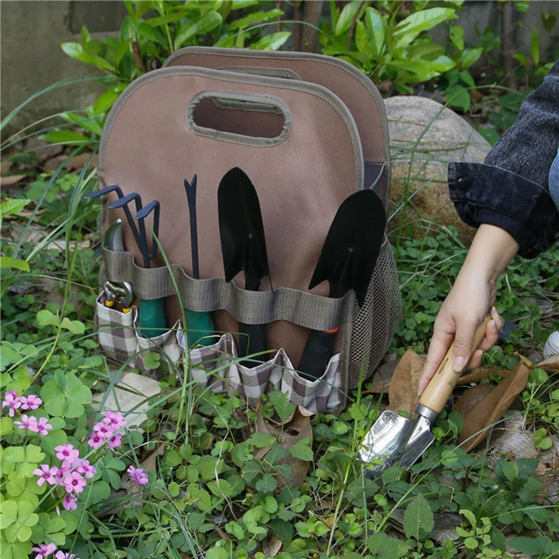 

Economical Waterproof Multifunctional Tool Organizer Tote Bag with Side Pocket Portable Gardening Accessory ds99