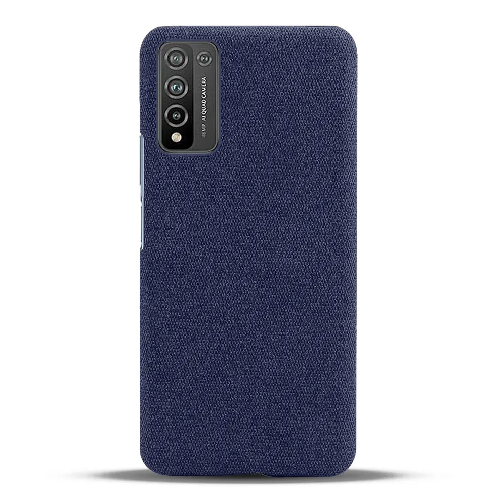 

Cloth Texture Fit Case On The For Huawei Honor 10X Lite Coque Luxury Febric Antiskid Cover For Honor 10 X Lite 6.67" 2020 Funda