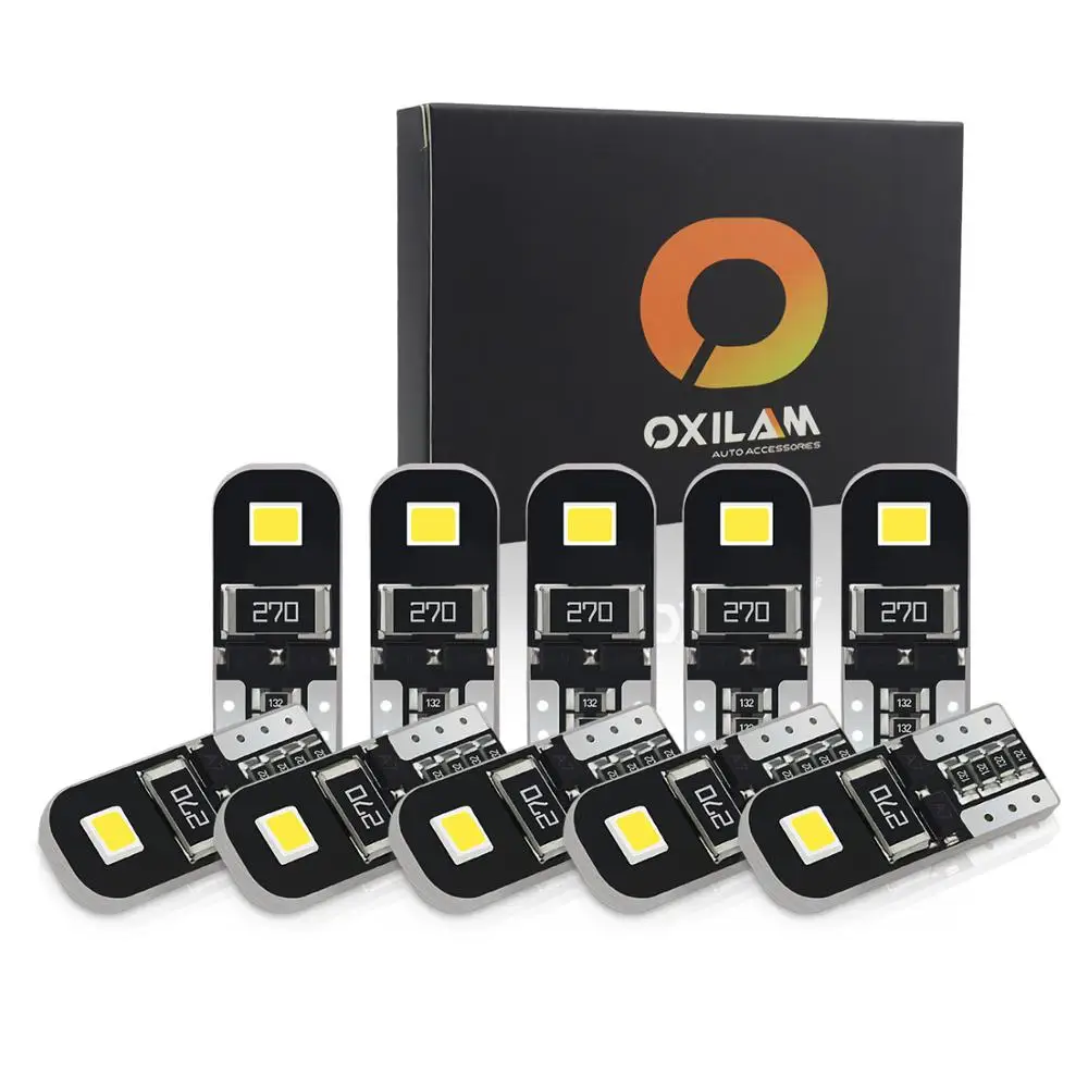 10x T10 Led Canbus W5W светодиодные интерьерные огни для BMW f10 f20 f11 e87 e46 e36 e60 e90 e39 x5 e53 e70