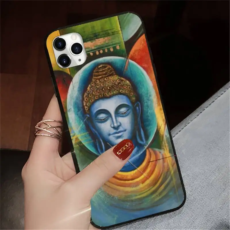 

gautama buddha Retro pattern Phone Case for iPhone 11 12 pro XS MAX 8 7 6 6S Plus X 5S SE 2020 XR high quality cover shell