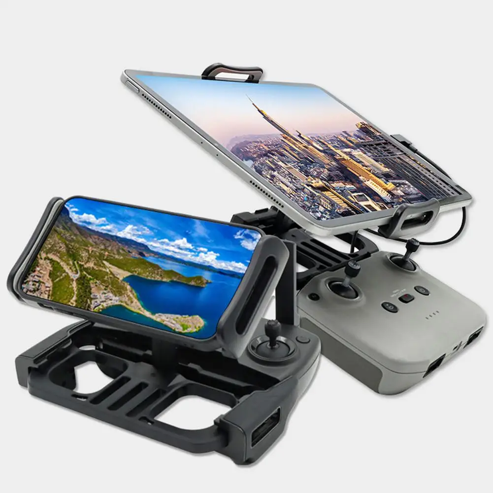 

For DJI Mavic Air2/2S/Mini2 Adjustable Angle Mobile Phone Holder Tablet Bracket Remote Control Stand Lanyard Drone Accessories