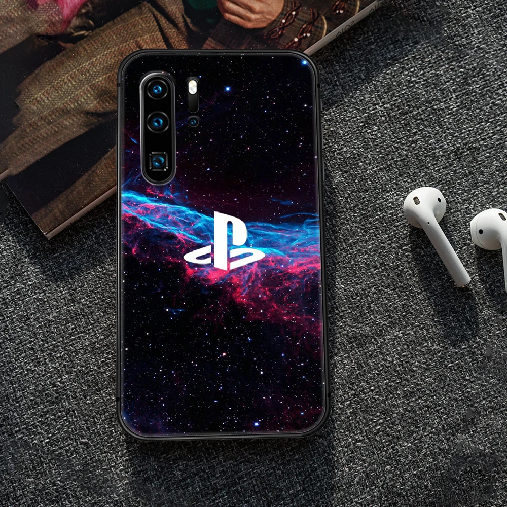 

PlayStation ps Phone Case For Huawei P Mate 10 20 30 40 Lite Pro smart Z 2019 nova 5t black Funda 3D Waterproof Luxury Bumper