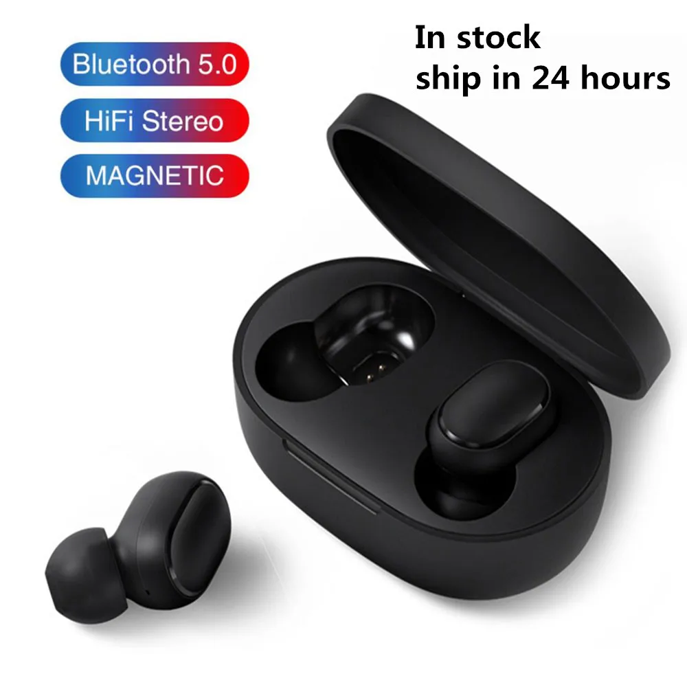 A6S Bluetooth гарнитуры для Xiaomi телефон беспроводные наушники 5 0 TWS с шумоподавлением
