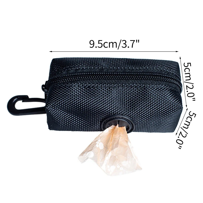 

Outdoor Portable Garbage Collector Pet Dog Poop Bag Dispenser Pick-Up Bags Holder with Rope Cat Waste Carrier Pet Products