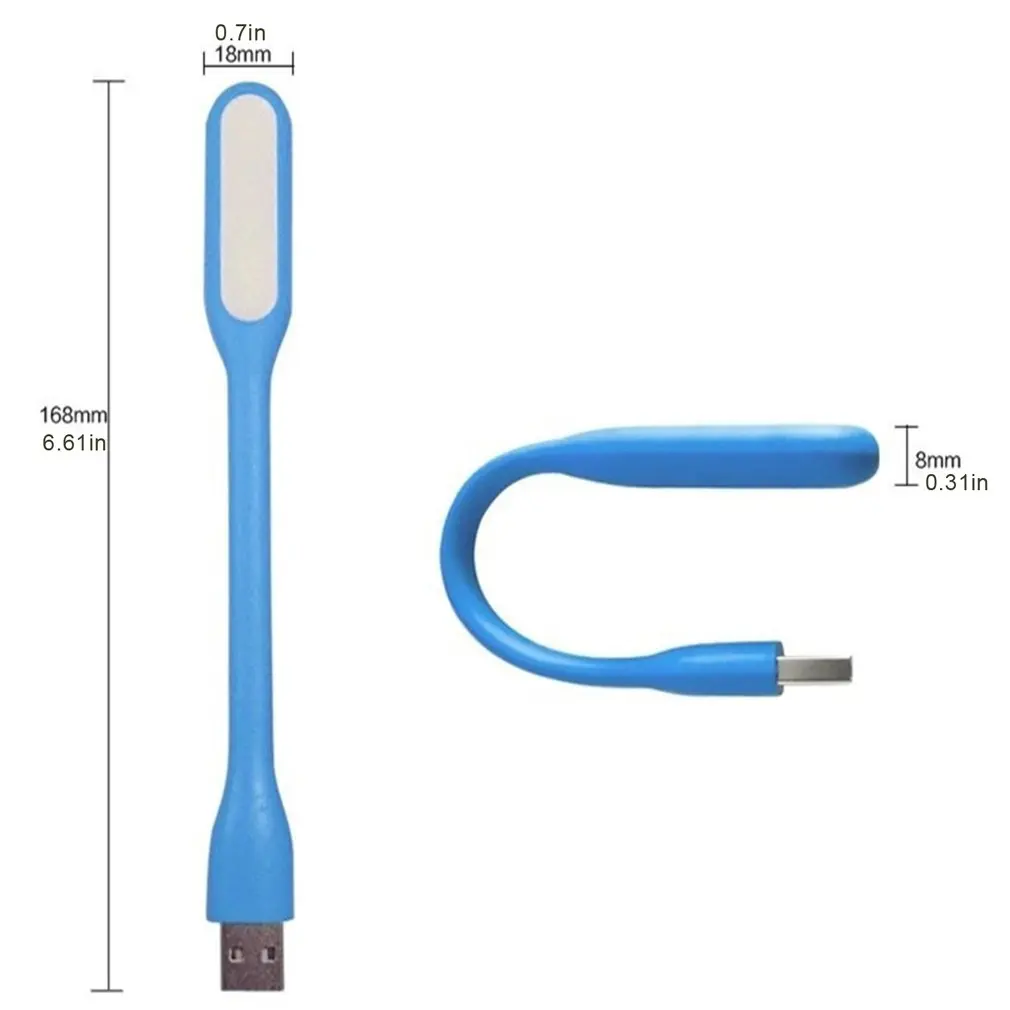 

USB Portable Energy-Saving And Environmentally Friendly Led Lights Flexible Eye Protection Night Light Custom Light Random Color