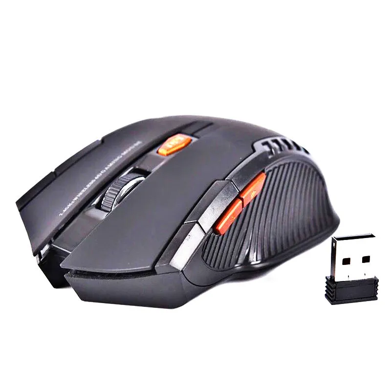 Лидер продаж беспроводная оптическая мышь 2 4G 1600 точек/дюйм 6D периферийные