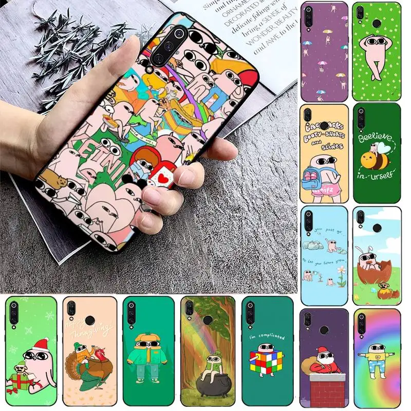 

Cartoon Funny big eyes ketnipz Phone Case For Xiaomi max3 mi 9 se mi8 F1 9SE 10 lite F1 Back Coque