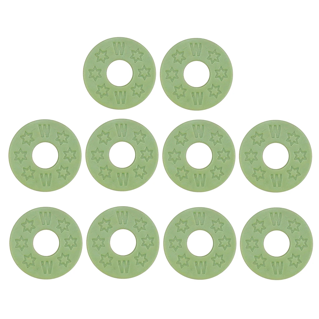 10pcs Guitar Strap Block Rubber Lock Washer Gasket Cushion for Parts | Спорт и развлечения