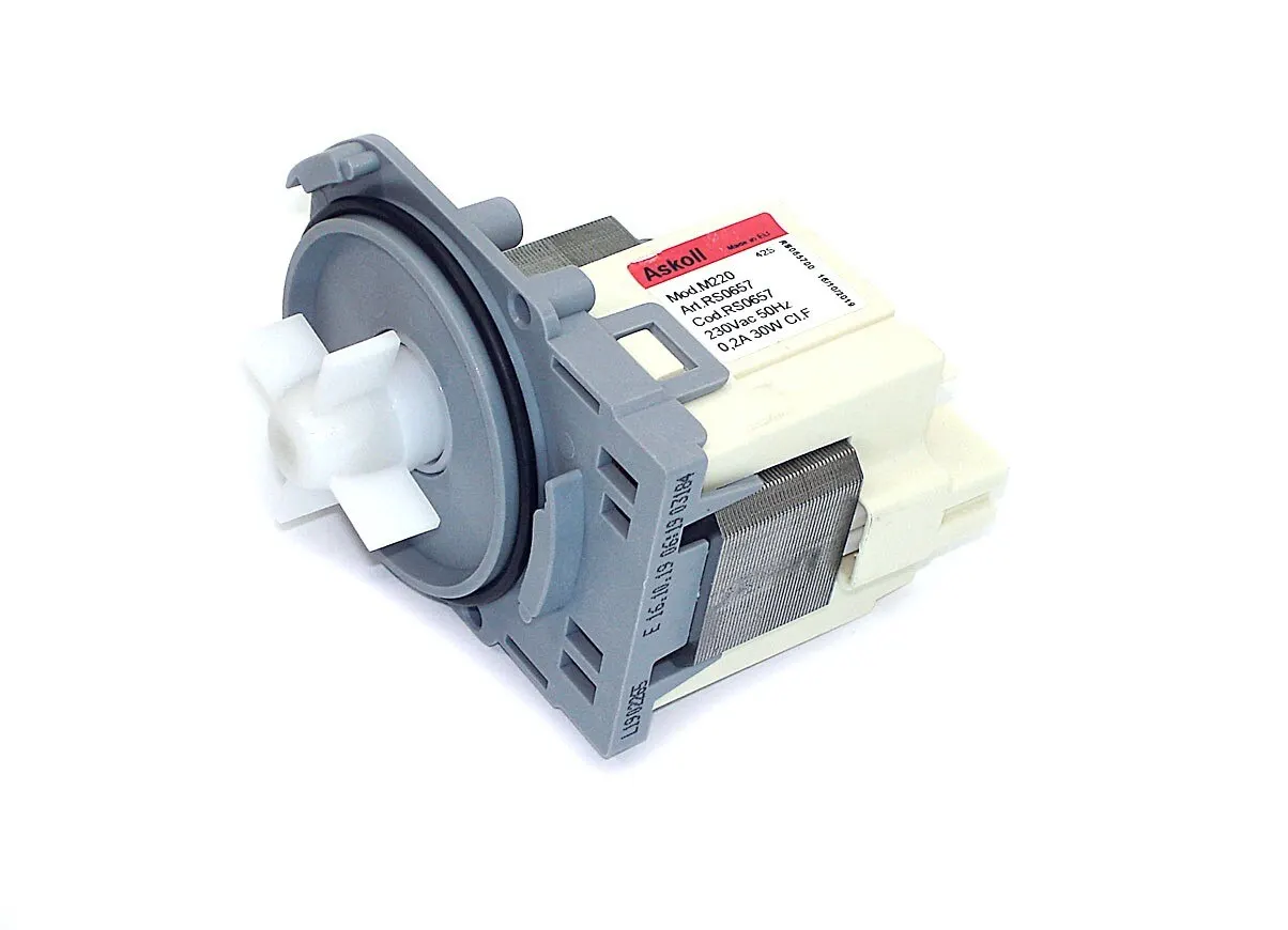 Насос сливной (помпа) Askoll 30 Вт M221 для стиральной машины Electrolux, Zanussi, AEG, Candy VER-2