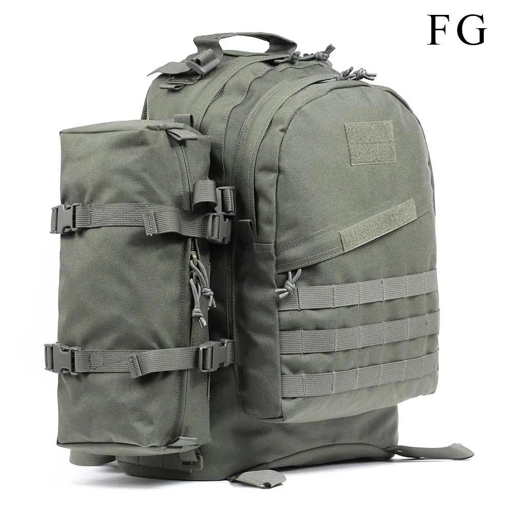 55L 1000D 3D большой емкости мужские армейские тактические рюкзаки военные штурмовые сумки Открытый Кемпинг Туризм Треккинг Рюкзак - Цвет: FG