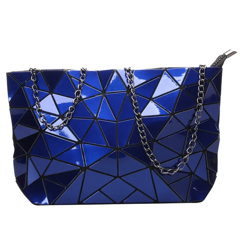 

Belvah Designer Messenger Chain Bag for Women 2020 New Luxury Satchel Fashion Luminous Geometric Sac Femme Shoulder Strap Female